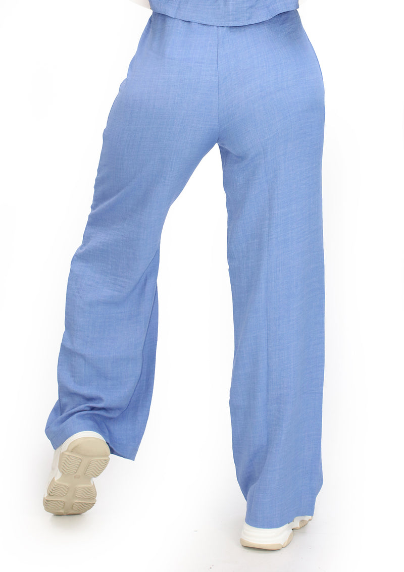 WR-5418-P Blue Pantalón de Mujer