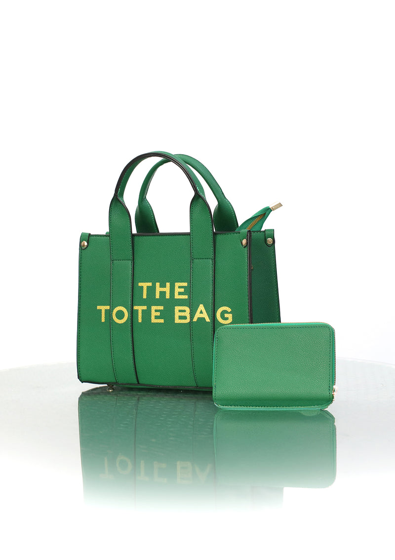 XB-BC-4563 Green Cartera con Billetera de Mujer