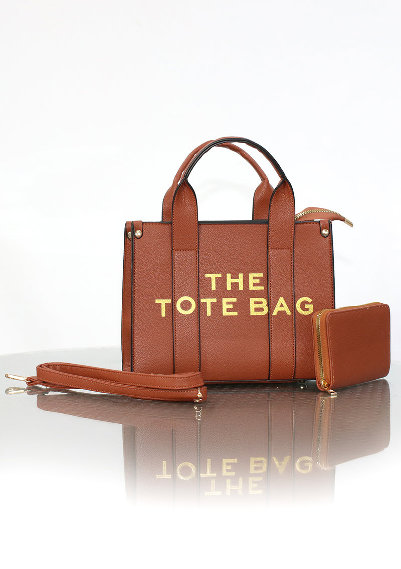 XB-BC-4563 Brown Cartera con Billetera de Mujer