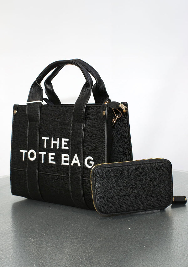 XB-BC-5027 Black Cartera con Billetera de Mujer