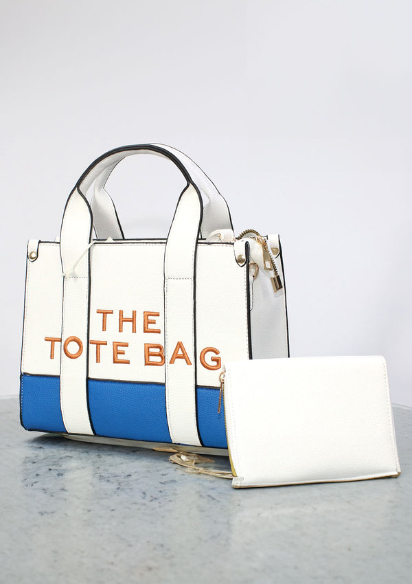 XB-BC-5027 White Cartera con Billetera de Mujer