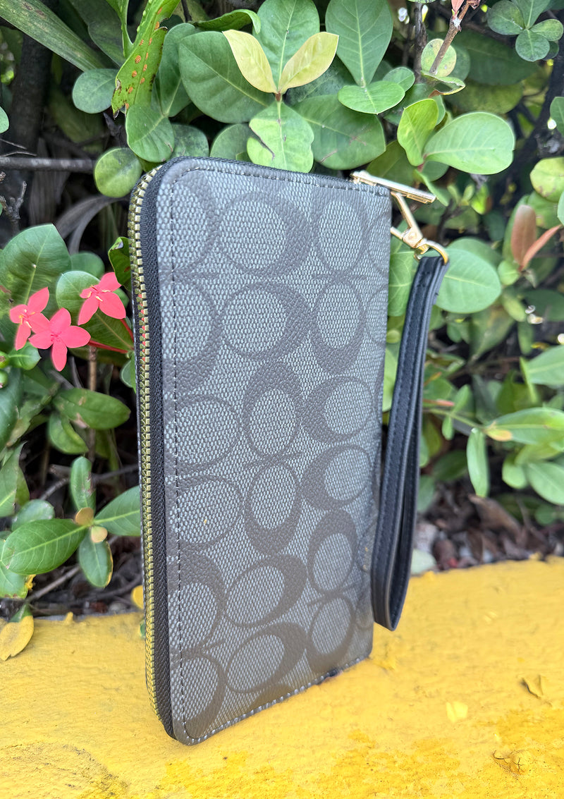 XB-DC-4927 Black Billetera de Mujer