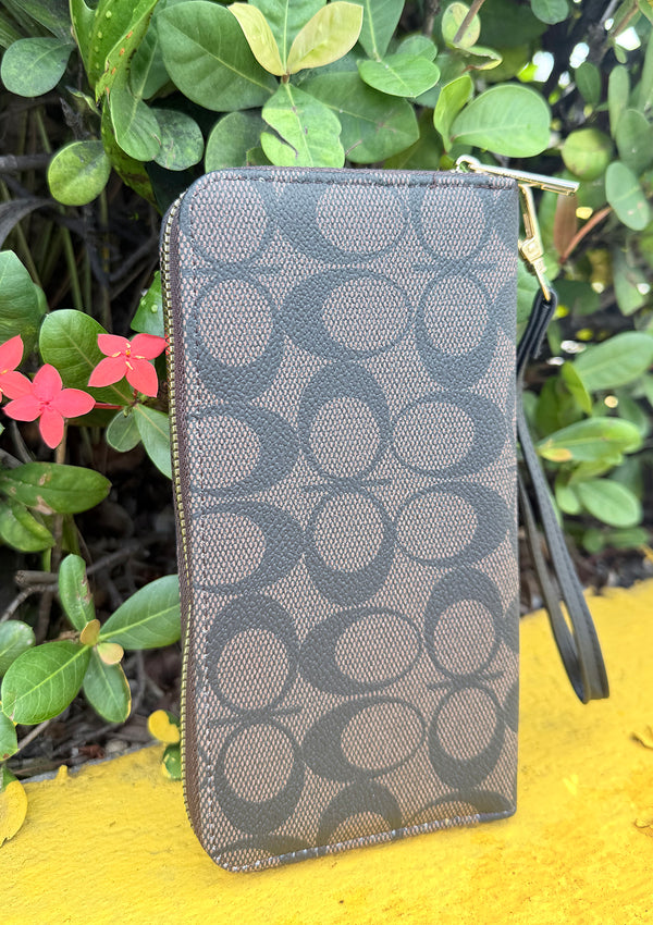 XB-DC-4927 Coffee Billetera de Mujer