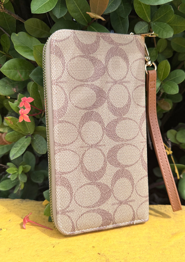 XB-DC-4927 Taupe Billetera de Mujer