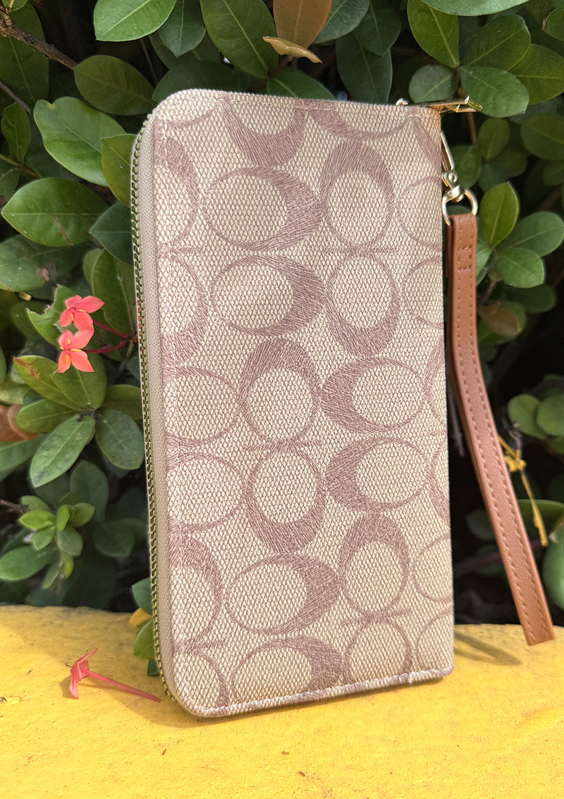 XB-DC-4927 Taupe Billetera de Mujer