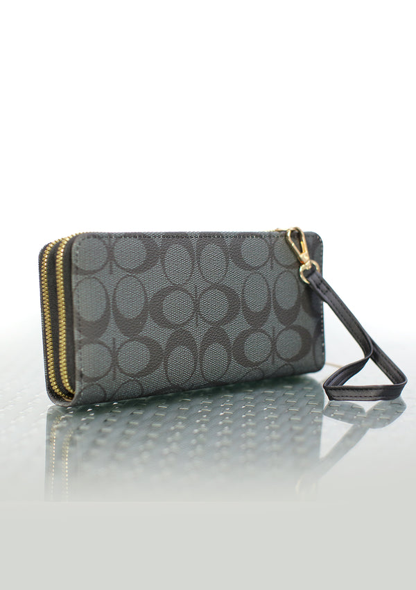 XB-DC-4928 Black Billetera de Mujer