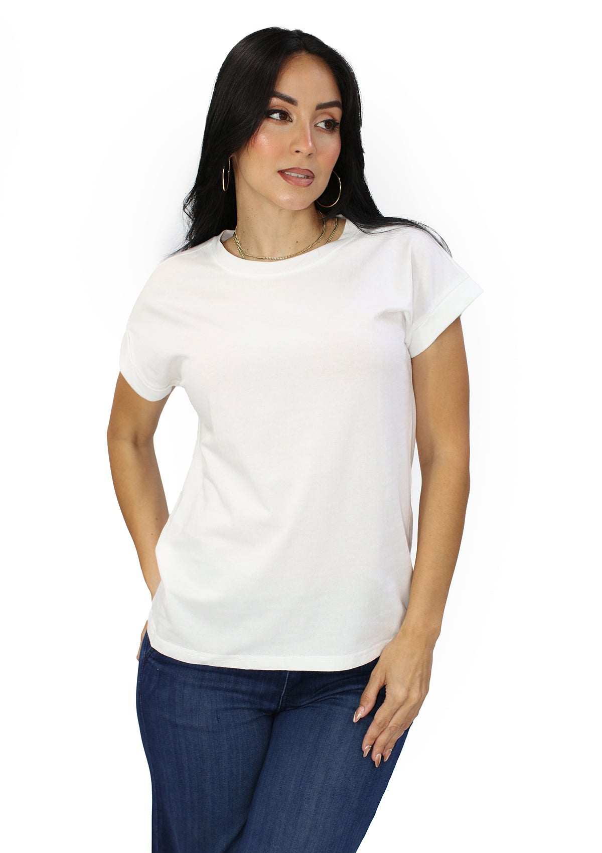 ZE-CT-3315Y White Blusa de Mujer