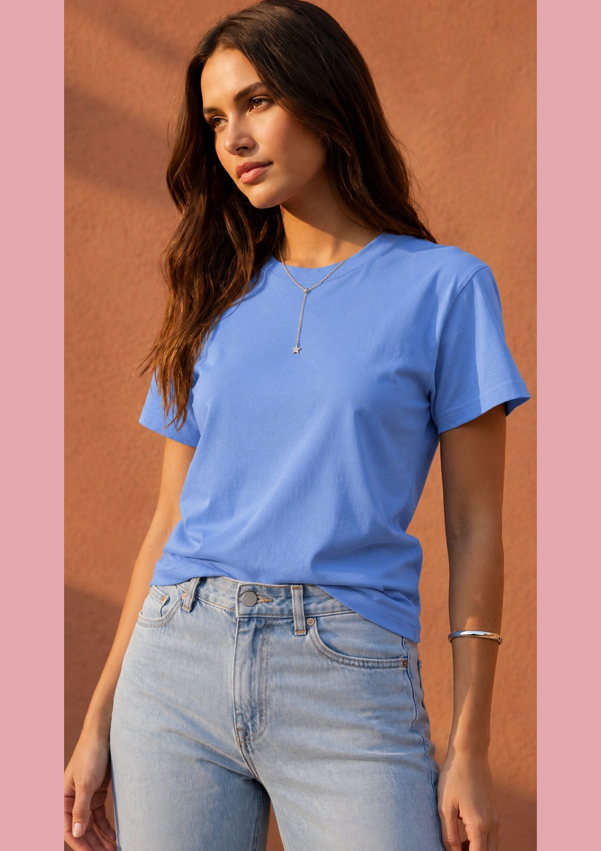 ZE-CT-3317Y Blue Blusa de Mujer