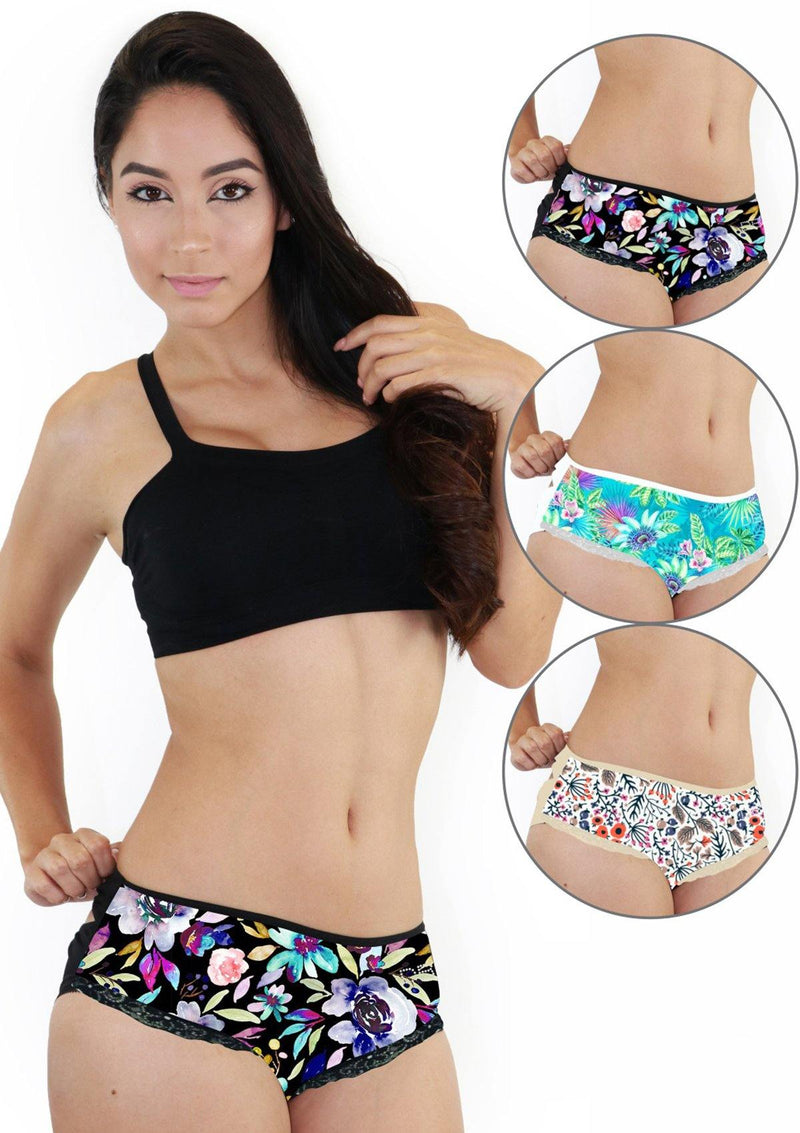 5863 Dear Body Lace & Mesh Panty