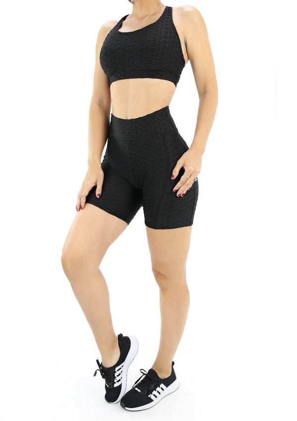 BIDY0329 Set Deportivo con Compresión Anticelulitis para Mujer - Pompis Stores