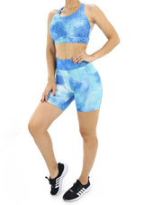BIDY0403 Tie Dye Set Deportivo con Compresión Anticelulitis para Mujer - Pompis Stores
