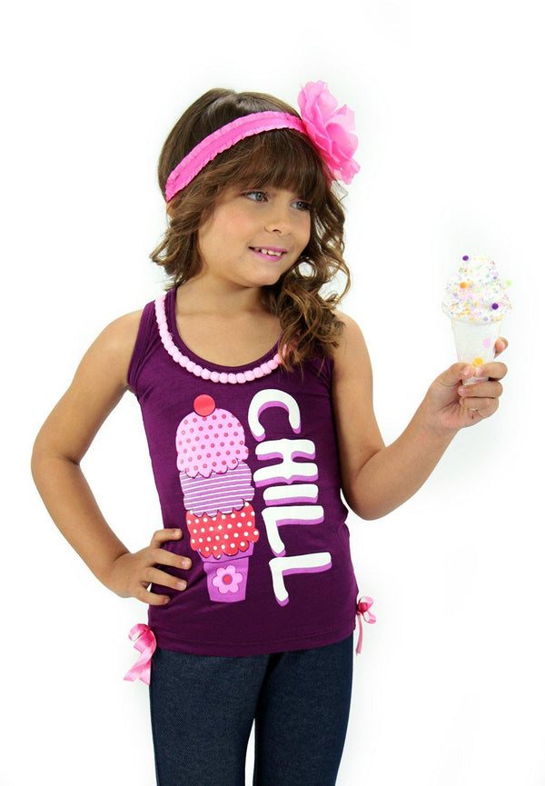 3658 Tank Top Girls Cami by Bárbara Bermudo - Pompis Stores