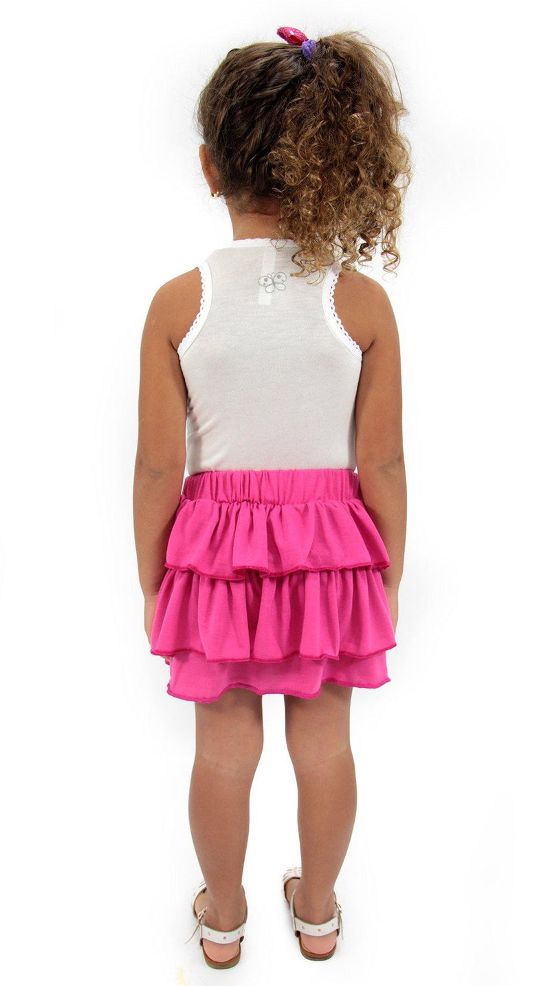 3666 Top and Skirt Girls Cami by Barbara Bermudo - Pompis Stores