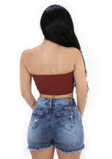 1119 Top Strapless de Mujer