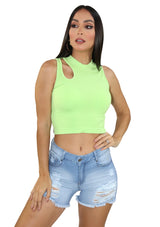 DY-1405 Green Top de Mujer