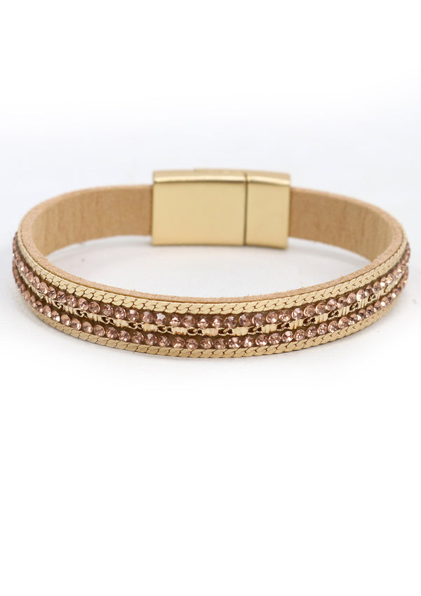825 Pulseras Magnéticas con Brillos Fantasía Fina