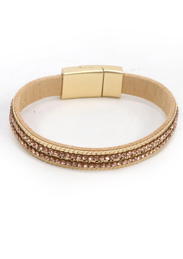 825 Pulseras Magnéticas con Brillos Fantasía Fina