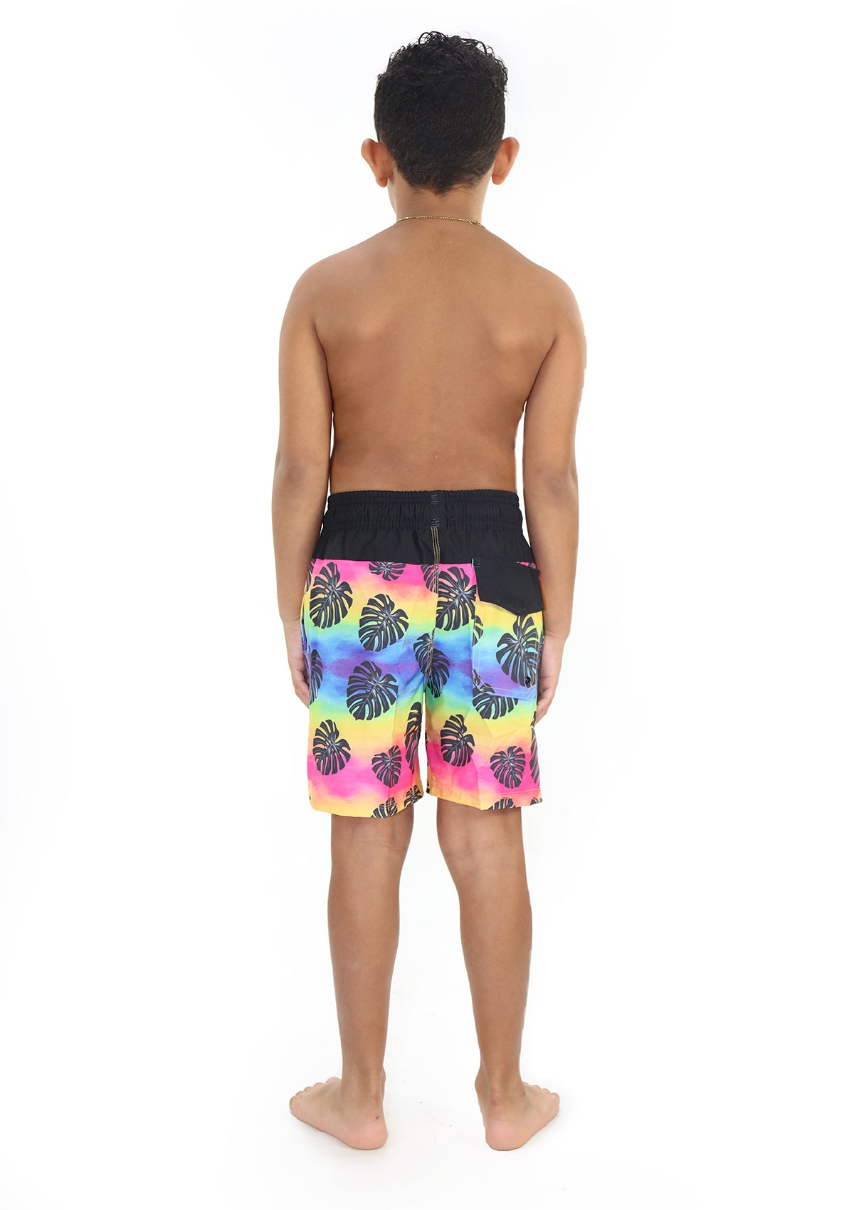 HN-4086-S Neon Multi Swimwear Boy by HN