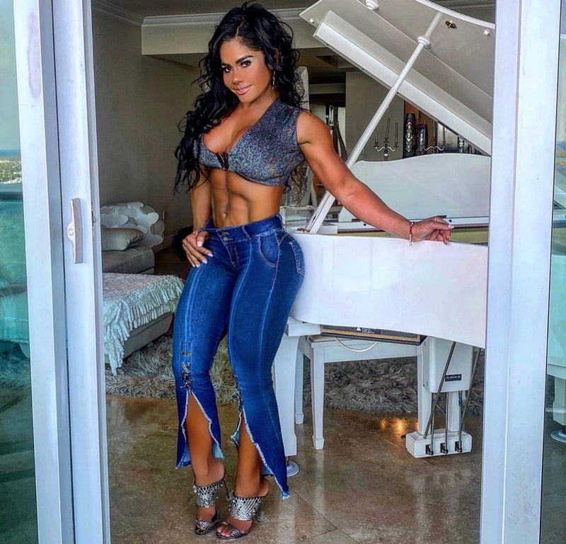 Shop Pantalones Pantalones De Maripily 19708 Bell Bottom Jean By