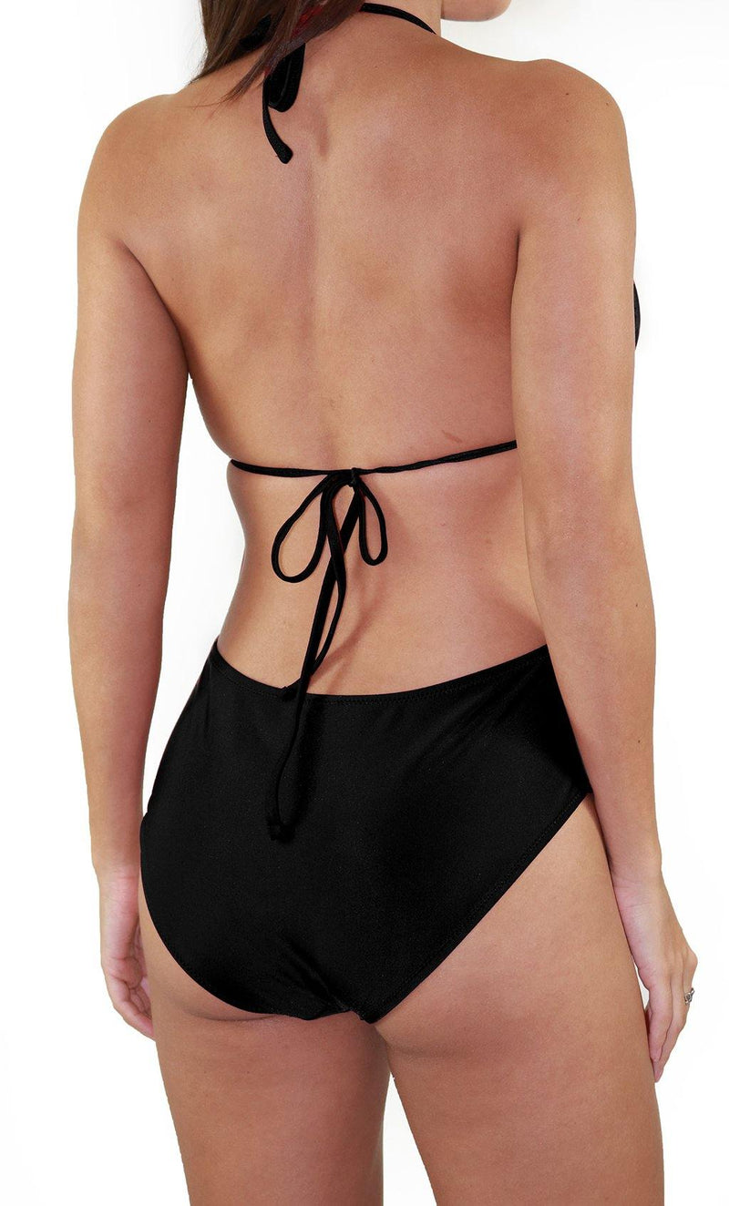 6419 Maripily Swimwear Women's One-Piece Swimsuit Black