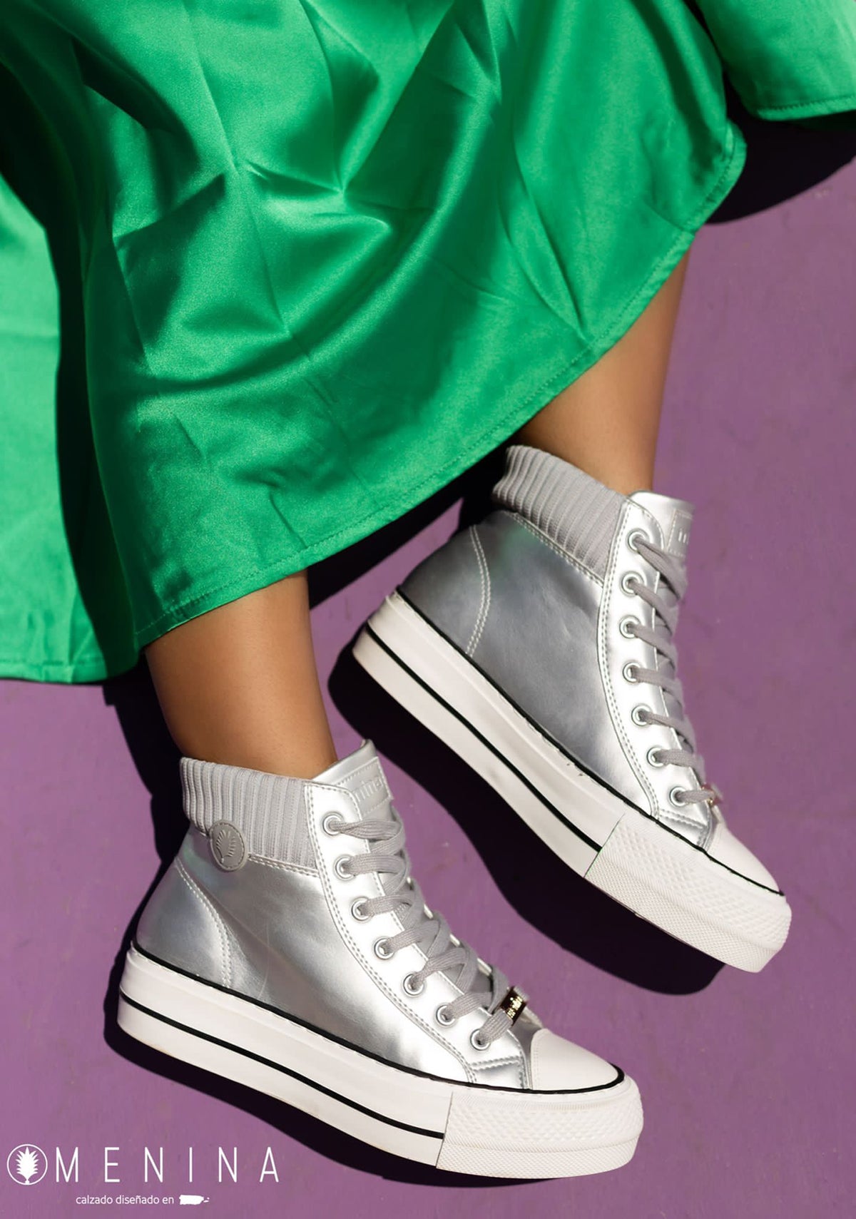 JC-TOKYO Silver Menina Women Shoes