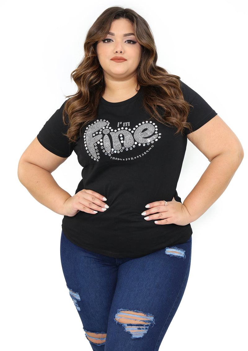 395 Blusa de Mujer Plus