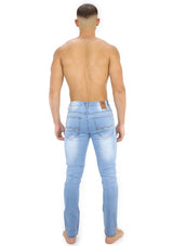 M4Y-1518 M4 Destroyed Slim Fit Jeans by Yadier Molina - Pompis Stores