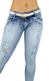 1281 Maripily Women's Low Rise Skinny Jean