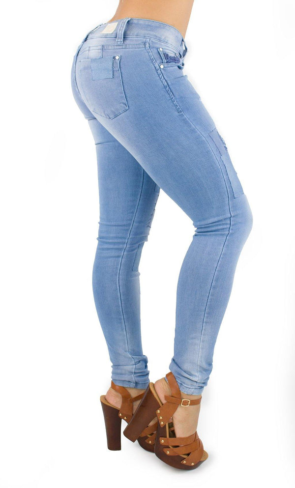 1285 Maripily Women's Low Rise Skinny Jean
