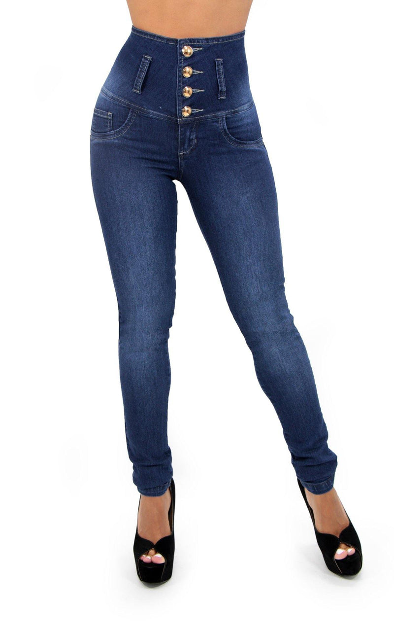 17331 Maripily High Waist Skinny Jean - Pompis Stores