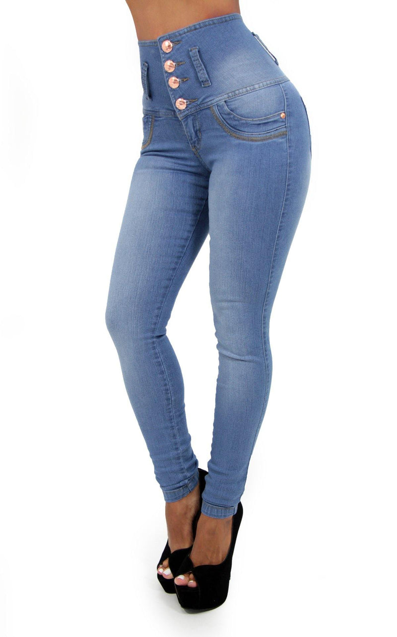 17332 Maripily High Waist Skinny Jean - Pompis Stores