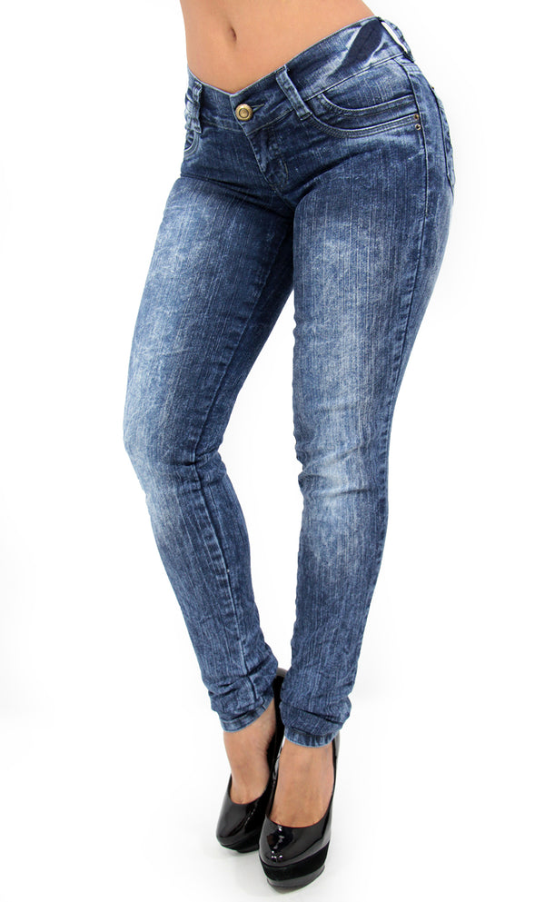 17476 Acid Wash Maripily Skinny Jean