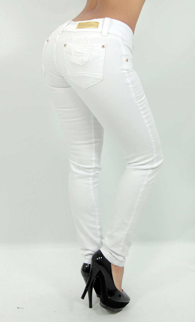 17482 Glam White Maripily Skinny Jean