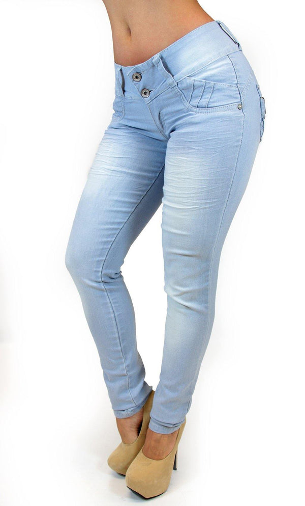 17587 Light Blue Maripily Skinny Jean