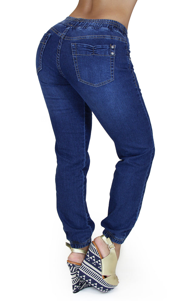 17739 Destroyed Denim Jogger Maripily Jean