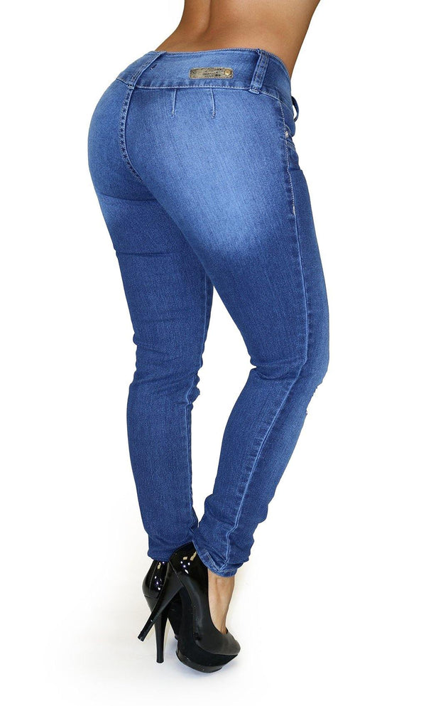 17762 Maripily Crochet Skinny Jean
