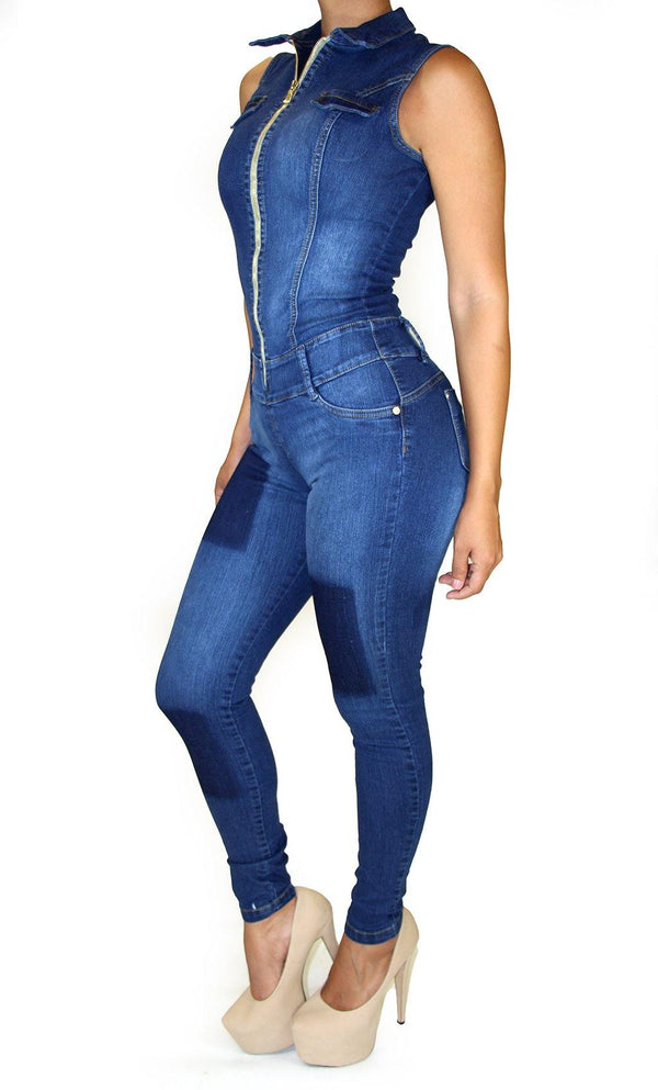 17790 Maripily Patchwork Jumpsuit