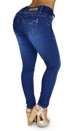 17814 Maripily Triple Button Skinny Jean