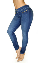 17838 Maripily Zippered Skinny Jean