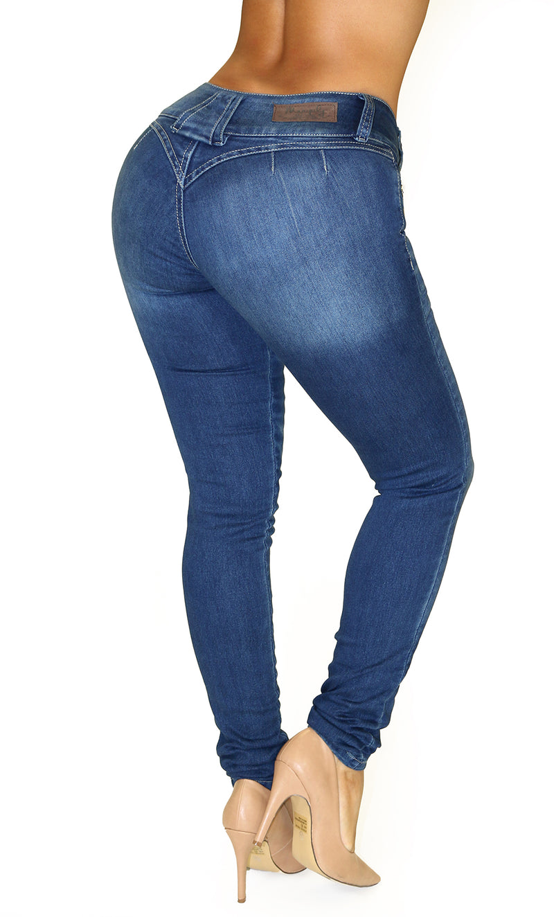 17838 Maripily Zippered Skinny Jean