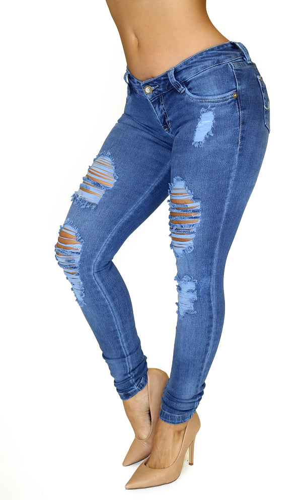 17858 Maripily Destroyed Skinny Jean