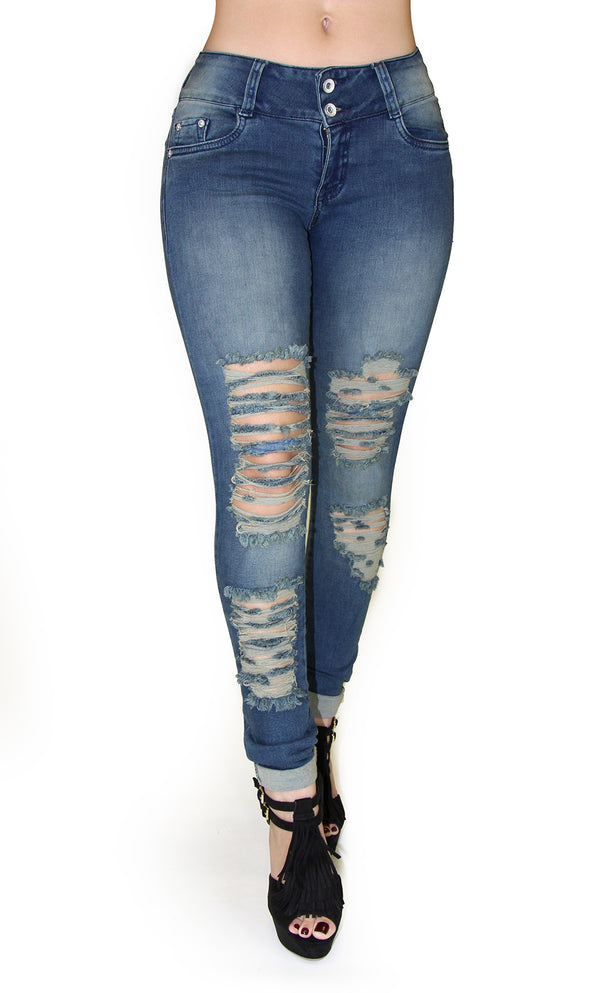 17874 Maripily Destroyed Skinny Jean