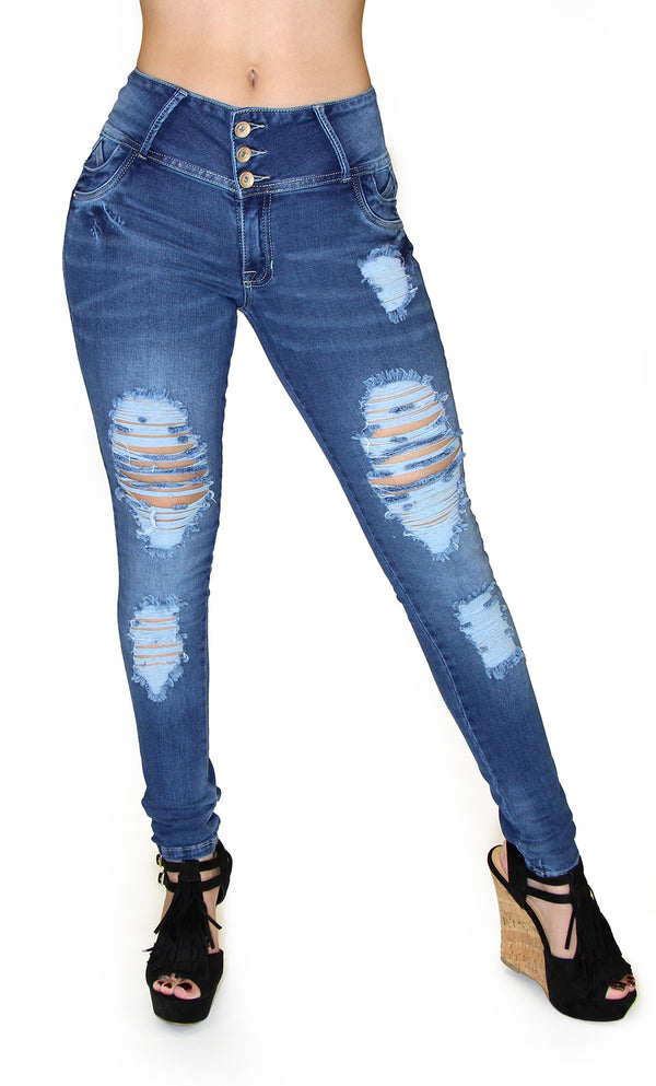 17876 Maripily Destroyed Skinny Jean