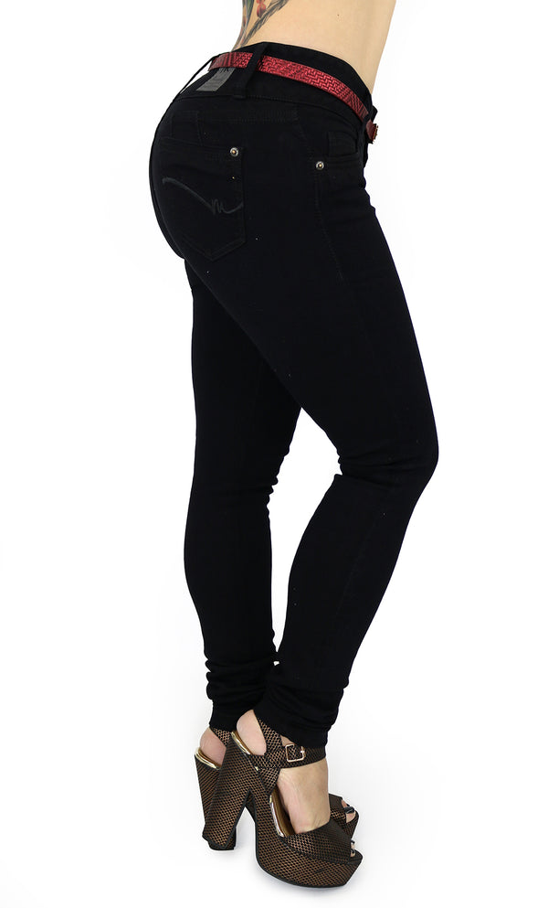 17918 Maripily Black Skinny Jean