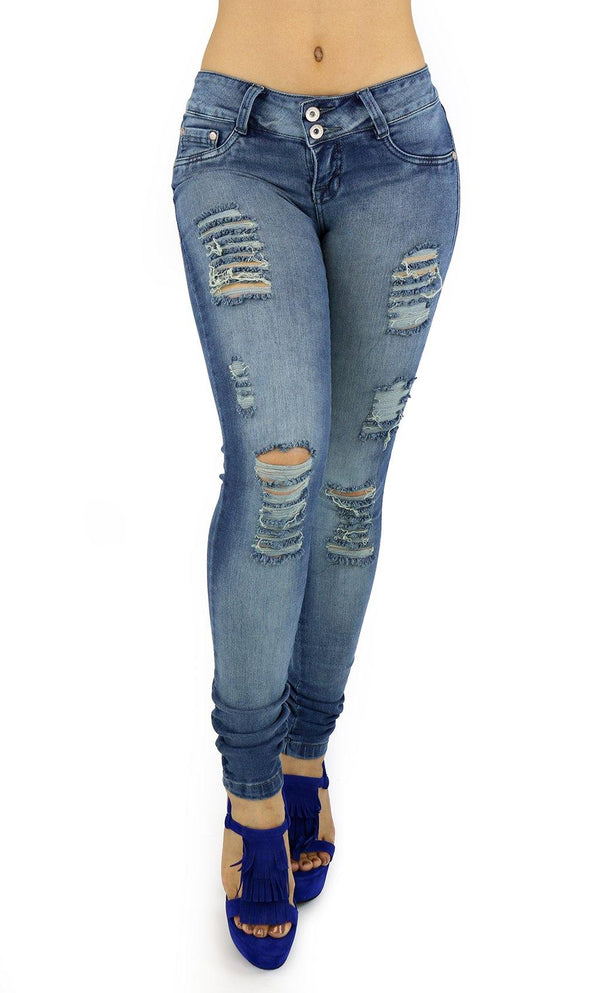 17941 Maripily Destroyed Skinny Jean
