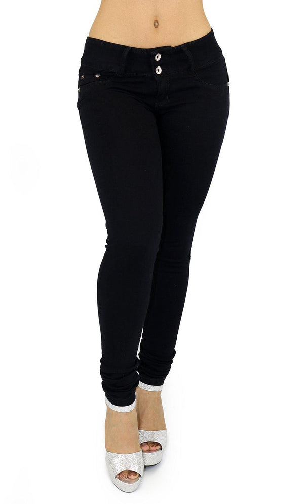 17949 Maripily Black Skinny Jean - Pompis Stores