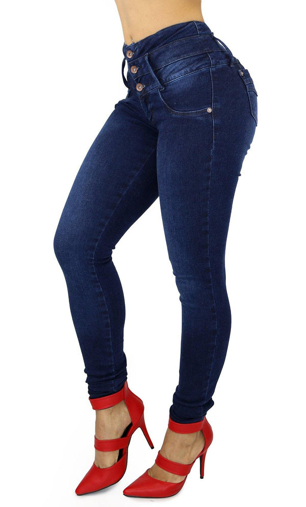 17966 Maripily High Rise Tummy Control Butt Lifting Skinny Jean