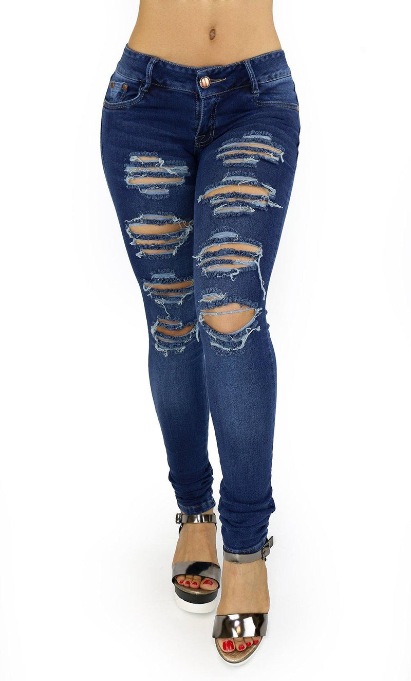 17982 Maripily Destroyed Women Butt Lifting Skinny Jean