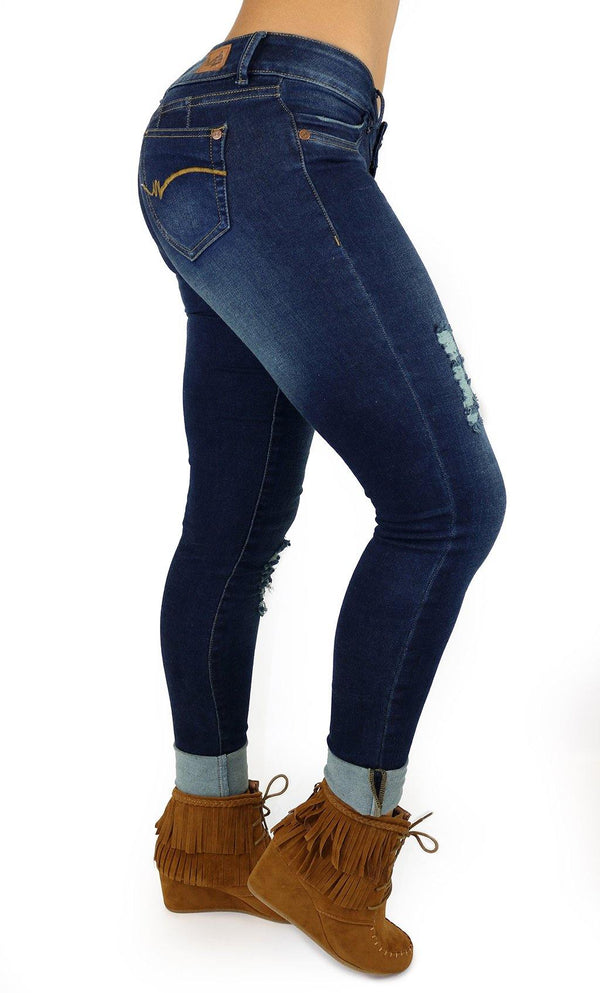 17984 Maripily Destroyed Skinny Jean - Pompis Stores