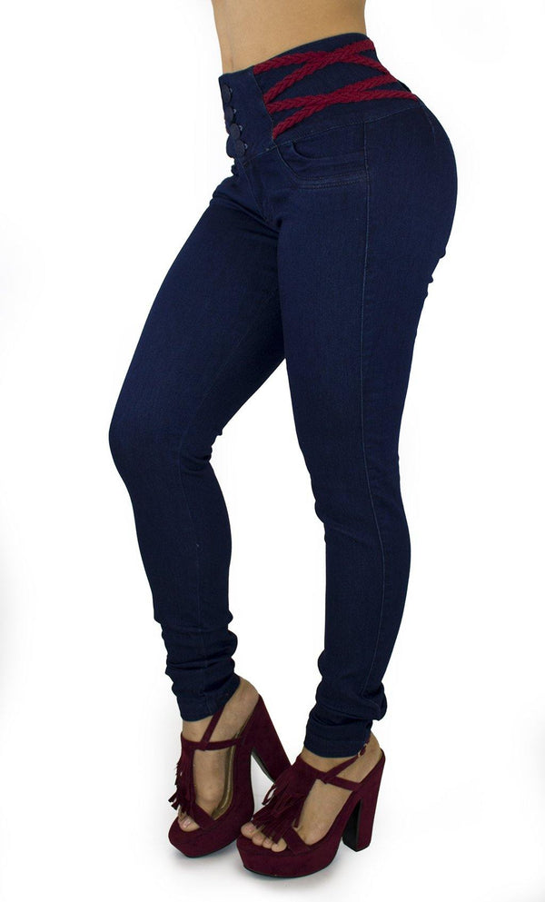 17985 Maripily Women's Butt Lifting High Waist Skinny Jean